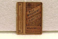 Vintage Wild Woodbine Cigarettes Empty Advertising Packet 1910s Wills London Rar