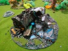 Wreckage Of A 28mm Warhound Titan For Use In 40k & 30k Objective Marker, Terrain