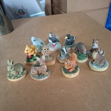 Vintage FULL SET Tetley Tea Ceramic Figures Tea Animals LIMITED EDITIONS 1997