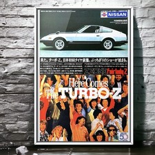80s Vintage Ad Nissan Fairlady Z Datsun 280ZX 280Z Turbo L28 body kit