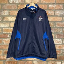 Rangers Vintage Umbro Training Jacket Mesh Lining 2XL - XXL