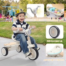 Toddler foldable wheel pedal - 3-wheel,