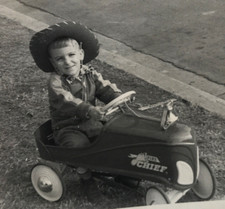 Vtg Photograph Toys Kids Boys