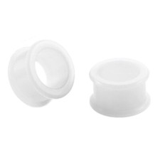 Thick Silicone Ear Plug Flexible Flesh Tunnel Different Colours 3-25mm