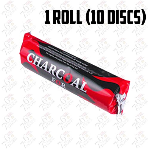 Sheesha hookah charcoal discs - charcoal,