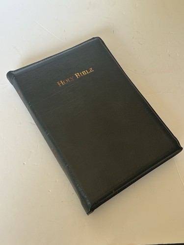 Bible zipped black king - bible,