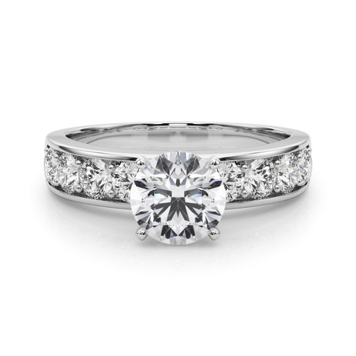 18k white gold ring engagement - 18k,