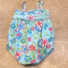 Mini Mode Girls Aqua Flower