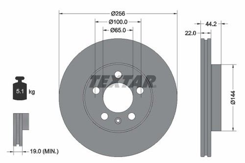 New brake disc for skoda - 2x,