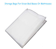 5ft King Size Divan Bed Base or Mattress Storage Cover Large Moving Bags Plastic