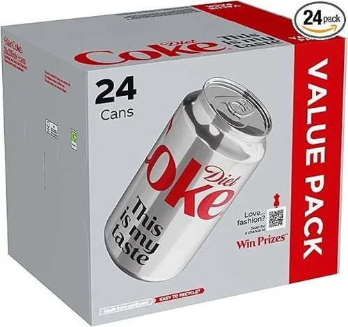Diet coke can cola box - diet,