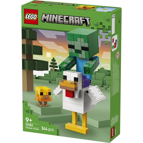 Lego minecraft chicken jockey - lego,