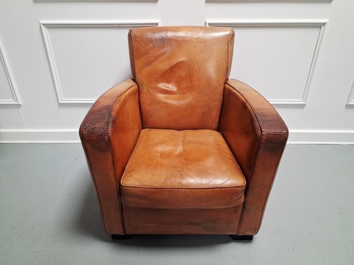 French vintage leather club - french,