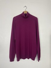 John Smedley Dark Pink Mens