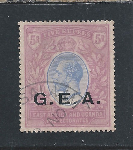 Tanganyika 1917 blue - 1917-21,