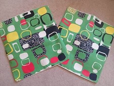 Vintage x 2 Pair 1950's Green