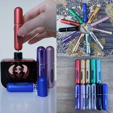 Mini Refillable Perfume Travel Spray Bottle Scent Pump Portable Spray Case