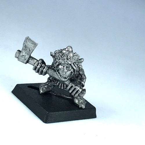 Forest goblin with - goblin, axe