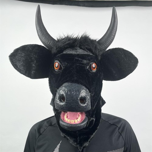 Open moving mouth bull - open,