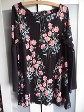 M&S Collection Black Floral