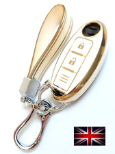 Key Cover For NISSAN Juke Qashqai Leaf Fob REMOTE CASE With Keyring 3 BUTTON 7