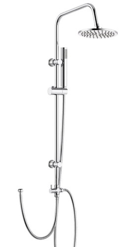 Round dual shower kit - dual,