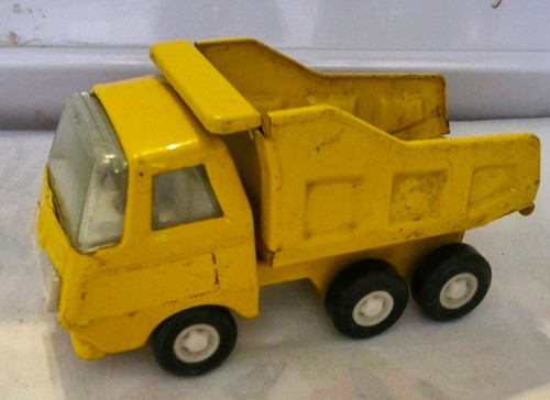 Yellow tonka tipper lorry - yellow,