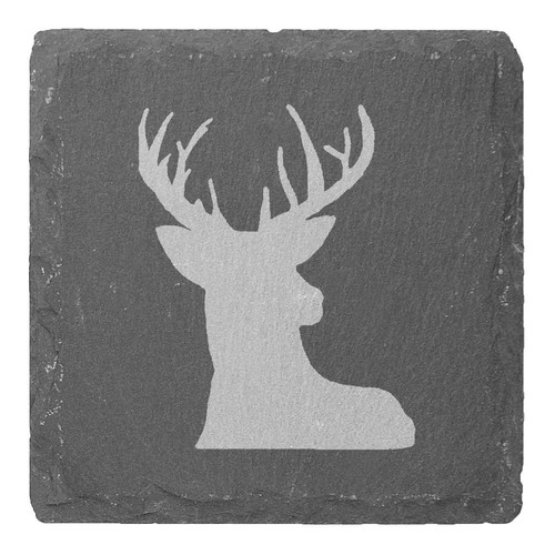 Stag head coaster drinks - /,