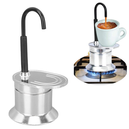 Single tube moka pot cup - tube,