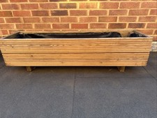 Decking Planter Garden Trough 130cm x 40cm x 40cm