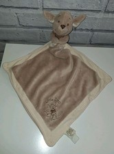 LITTLE ROO beige baby comforter comfort blanket lovey soother Disney pooh bear