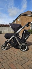 Oyster Max Double Buggy Pushchair Twin Seats With Rain Cover and basket 