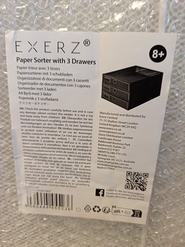 Exerz desk tidy paper - desk, sorter
