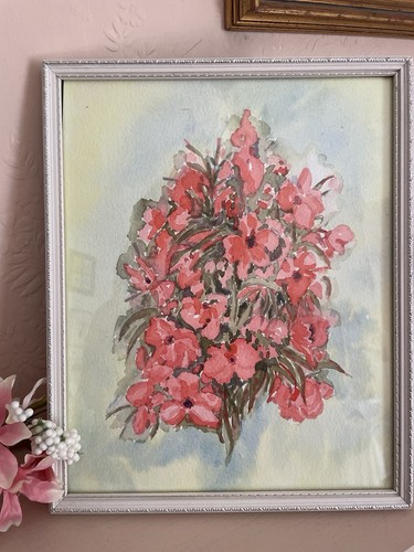 Vintage watercolour floral - watercolour,