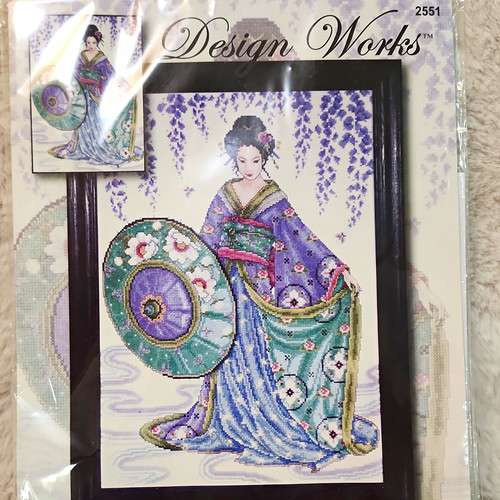 Design works 2551 asian - asian, geisha