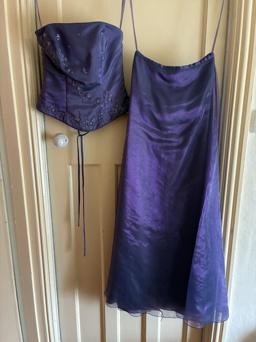 Purple bridesmaid gown - purple,