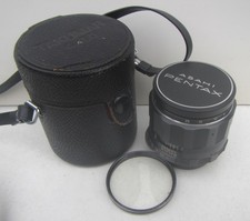 Pentax Asahi Takumar 1:4 50mm Lens + 49mm Filter - M42 Mount