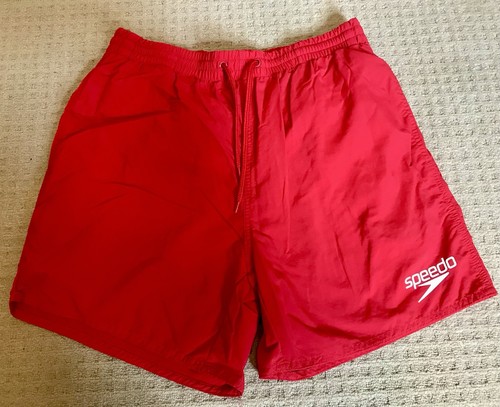 Speedo red lifeguard style - speedo,