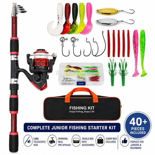 Kids fishing rod - &, reel