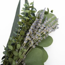 15Pcs Natural Eucalyptus Lavender Dried Flower Bouquet Home Decor Christmas Gift