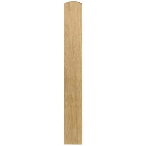 Oak newel base - base, 90mm