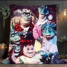 The Good Dinosaur Family Themed Plush Blanket Soft Flannel Throw 200x150cm.