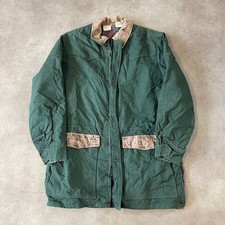 Walls Ranch Chore Coat Mens Medium Blanket Lined Vintage Western Jacket Green