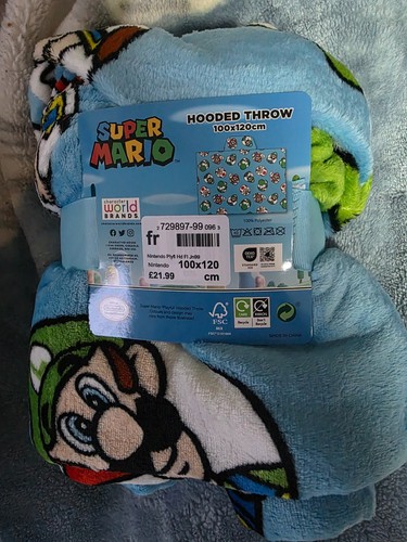Nintendo hooded blanket - nintendo,
