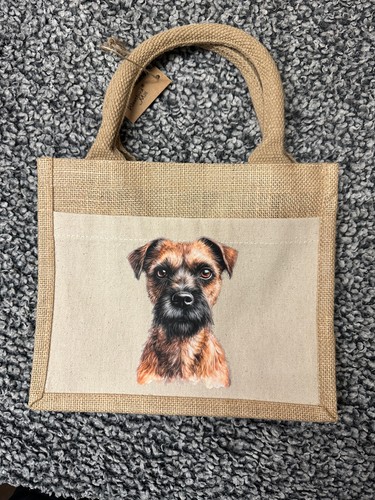 Border terrier printed jute - ,