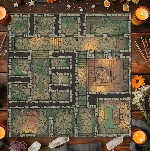 Castel prison battle map - d&d,