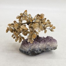 Citrine gemstone crystal wire - crystal,