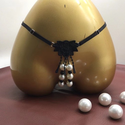 Sexy thong large massage pearl - thong,