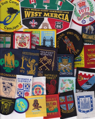 Boy scout badges - boy, x