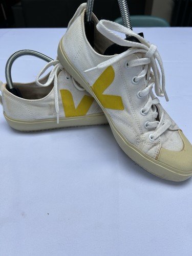Veja plimsole white - plimsole, white/yellow